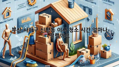 부산 사하구 신평동 이사 청소 시간, 얼마나 걸릴까요?